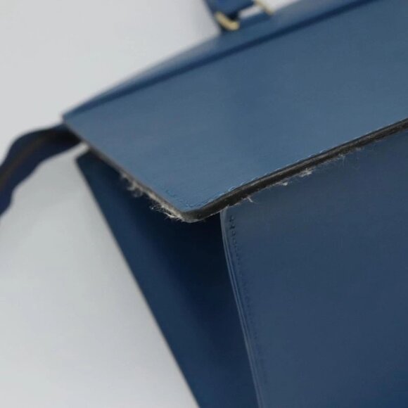 LOUIS VUITTON Epi Riviera Hand Bag Blue M48185 LV Auth BA1339 - Picture 4 of 13